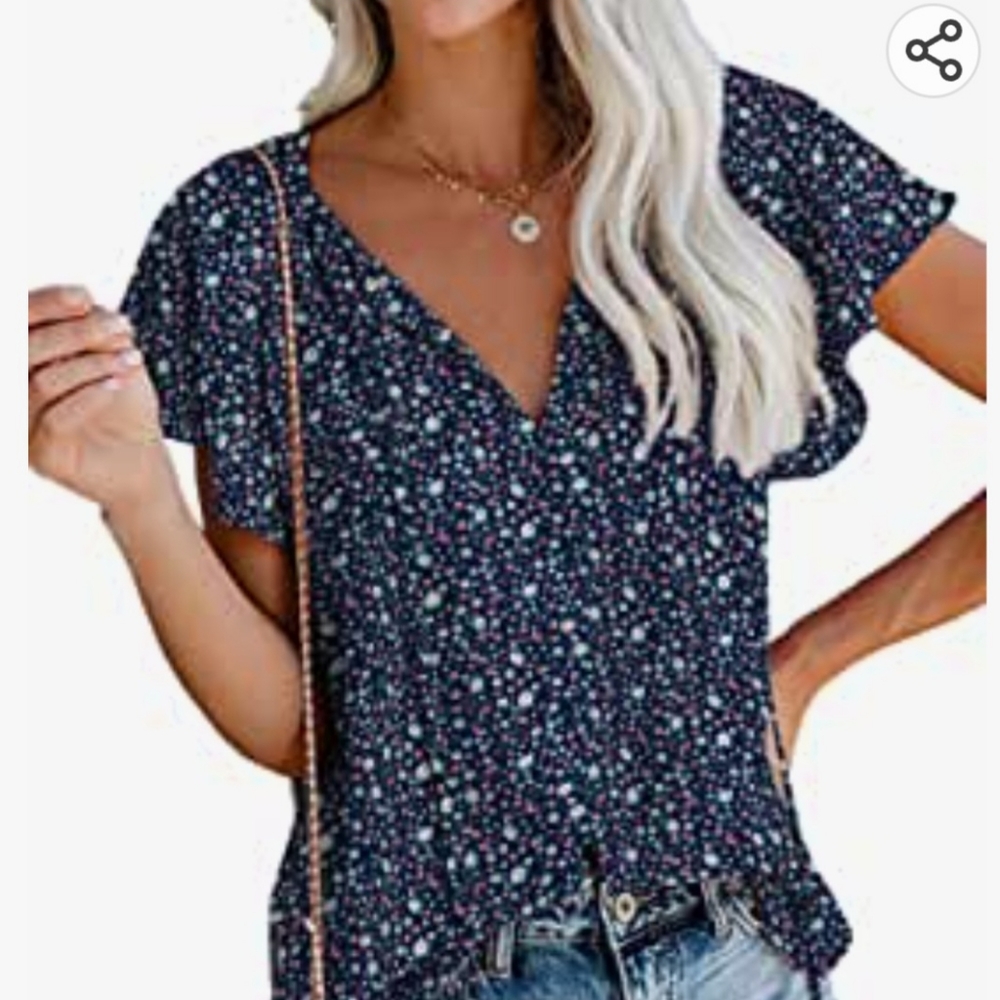 Womens Summer Blouse XXL - Picture 1 of 5